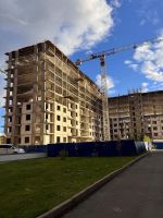 Корпус 8: монолитные работы, кладка стен